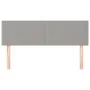 Headboards 2 units light gray fabric 72x5x78/88 cm by vidaXL, Headboards and footboards - Ref: Foro24-345784, Price: 61,92 €,...