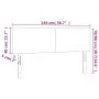 Headboards 2 units light gray fabric 72x5x78/88 cm by vidaXL, Headboards and footboards - Ref: Foro24-345784, Price: 61,92 €,...