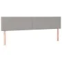 Headboards 2 units of light gray fabric 100x5x78/88 cm by vidaXL, Headboards and footboards - Ref: Foro24-345984, Price: 36,8...