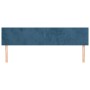 Cabeceros 2 unidades de terciopelo azul oscuro 80x5x78/88 cm de vidaXL, Cabeceros y pies de cama - Ref: Foro24-345822, Precio...
