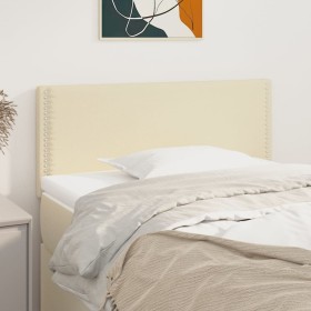 Cabecero de cuero sintético color crema 100x5x78/88 cm de vidaXL, Cabeceros y pies de cama - Ref: Foro24-345914, Precio: 27,7...