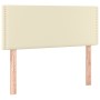 Cabecero de cuero sintético color crema 100x5x78/88 cm de vidaXL, Cabeceros y pies de cama - Ref: Foro24-345914, Precio: 27,7...