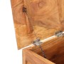 Baúl de madera maciza de acacia 40x40x40 cm en Baúles de almacenamiento | Comprar online en Foru.es