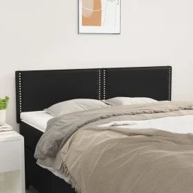 Kopfteile 2 Einheiten schwarzes Kunstleder 72x5x78/88 cm von vidaXL, Kopf- und Fußteile - Ref: Foro24-345932, Preis: 44,84 €,...