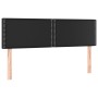 Cabeceros 2 unidades cuero sintético negro 72x5x78/88 cm de vidaXL, Cabeceros y pies de cama - Ref: Foro24-345932, Precio: 45...