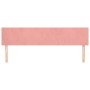 Cabeceros 2 unidades de terciopelo rosa 80x5x78/88 cm de vidaXL, Cabeceros y pies de cama - Ref: Foro24-345823, Precio: 61,09...