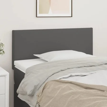 Gray synthetic leather headboard 80x5x78/88 cm by vidaXL, Headboards and footboards - Ref: Foro24-345736, Price: 43,66 €, Dis...