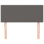 Cabecero de cuero sintético gris 80x5x78/88 cm de vidaXL, Cabeceros y pies de cama - Ref: Foro24-345736, Precio: 44,75 €, Des...