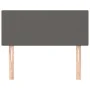 Gray synthetic leather headboard 80x5x78/88 cm by vidaXL, Headboards and footboards - Ref: Foro24-345736, Price: 43,66 €, Dis...