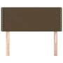 Kopfteil aus dunkelbraunem Stoff, 100 x 5 x 78/88 cm von vidaXL, Kopf- und Fußteile - Ref: Foro24-345907, Preis: 24,22 €, Rab...