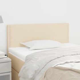 Cabecero de tela color crema 100x5x78/88 cm de vidaXL, Cabeceros y pies de cama - Ref: Foro24-345909, Precio: 31,44 €, Descue...