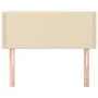 Cabecero de tela color crema 100x5x78/88 cm de vidaXL, Cabeceros y pies de cama - Ref: Foro24-345909, Precio: 25,87 €, Descue...
