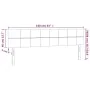 Cabeceros 2 unidades de tela negro 80x5x78/88 cm de vidaXL, Cabeceros y pies de cama - Ref: Foro24-346062, Precio: 71,03 €, D...