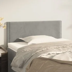 Cabecero de terciopelo gris claro 80x5x78/88 cm de vidaXL, Cabeceros y pies de cama - Ref: Foro24-345878, Precio: 22,72 €, De...