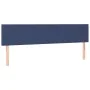 Cabeceros 2 unidades de tela azul 80x5x78/88 cm de vidaXL, Cabeceros y pies de cama - Ref: Foro24-345810, Precio: 67,07 €, De...