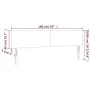 Cabeceros 2 unidades de tela azul 80x5x78/88 cm de vidaXL, Cabeceros y pies de cama - Ref: Foro24-345810, Precio: 67,07 €, De...