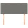 Cabecero de tela gris oscuro 80x5x78/88 cm de vidaXL, Cabeceros y pies de cama - Ref: Foro24-345725, Precio: 30,67 €, Descuen...