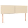 Cabeceros 2 unidades tela color crema 72x5x78/88 cm de vidaXL, Cabeceros y pies de cama - Ref: Foro24-345929, Precio: 35,26 €...
