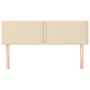 Cabeceros 2 unidades tela color crema 72x5x78/88 cm de vidaXL, Cabeceros y pies de cama - Ref: Foro24-345929, Precio: 35,26 €...