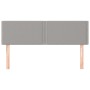 Cabeceros 2 unidades tela gris claro 72x5x78/88 cm de vidaXL, Cabeceros y pies de cama - Ref: Foro24-345924, Precio: 34,11 €,...