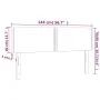 Cabeceros 2 unidades tela color crema 72x5x78/88 cm de vidaXL, Cabeceros y pies de cama - Ref: Foro24-345929, Precio: 34,81 €...