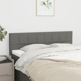 Kopfteile 2 Einheiten dunkelgrauer Stoff 72x5x78/88 cm von vidaXL, Kopf- und Fußteile - Ref: Foro24-346047, Preis: 61,72 €, R...