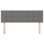Cabeceros 2 unidades tela gris oscuro 72x5x78/88 cm de vidaXL, Cabeceros y pies de cama - Ref: Foro24-346047, Precio: 63,82 €...