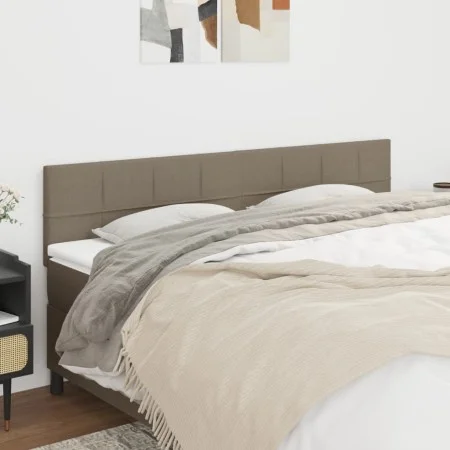 Cabeceros 2 unidades tela gris taupe 80x5x78/88 cm de vidaXL, Cabeceros y pies de cama - Ref: Foro24-346064, Precio: 70,42 €,...