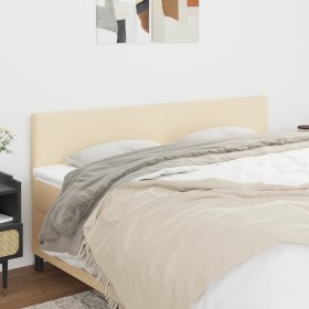 Cabeceros 2 unidades de tela color crema 80x5x78/88 cm de vidaXL, Cabeceros y pies de cama - Ref: Foro24-345809, Precio: 66,8...