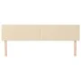 Cabeceros 2 unidades de tela color crema 80x5x78/88 cm de vidaXL, Cabeceros y pies de cama - Ref: Foro24-345809, Precio: 64,2...