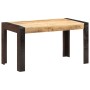 Mesa de comedor madera maciza de mango en bruto 140x70x76 cm en Mesas de comedor | Comprar online en Foru.es