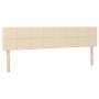 Cabeceros 2 unidades de tela color crema 90x5x78/88 cm de vidaXL, Cabeceros y pies de cama - Ref: Foro24-346079, Precio: 69,9...
