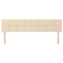 Cabeceros 2 unidades de tela color crema 90x5x78/88 cm de vidaXL, Cabeceros y pies de cama - Ref: Foro24-346079, Precio: 69,9...