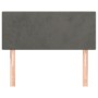 Cabecero de terciopelo gris oscuro 90x5x78/88 cm de vidaXL, Cabeceros y pies de cama - Ref: Foro24-345759, Precio: 41,54 €, D...