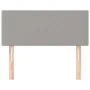 Kopfteil aus hellgrauem Stoff, 100 x 5 x 78/88 cm von vidaXL, Kopf- und Fußteile - Ref: Foro24-345764, Preis: 32,62 €, Rabatt: %