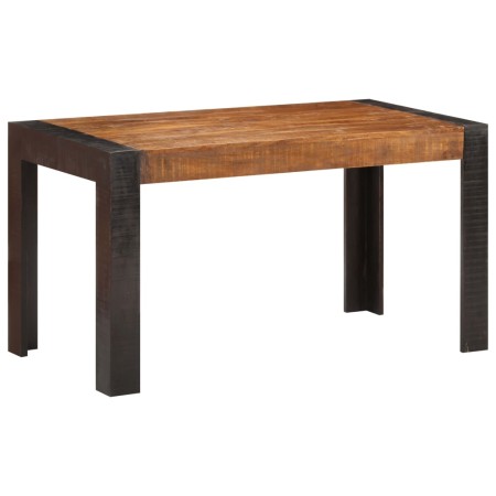 Mesa de comedor de madera maciza de mango rugosa 140x70x76 cm en Mesas de comedor | Comprar online en Foru.es