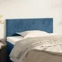 Dark blue velvet headboard 90x5x78/88 cm by vidaXL, Headboards and footboards - Ref: Foro24-345762, Price: 47,65 €, Discount: %