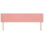 Cabeceros 2 unidades de terciopelo rosa 100x5x78/88 cm de vidaXL, Cabeceros y pies de cama - Ref: Foro24-345863, Precio: 53,7...