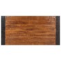 Mesa de comedor de madera maciza de mango rugosa 140x70x76 cm en Mesas de comedor | Comprar online en Foru.es
