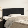 Cabecero de terciopelo negro 90x5x78/88 cm de vidaXL, Cabeceros y pies de cama - Ref: Foro24-345760, Precio: 39,65 €, Descuen...