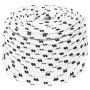 White polyester braided boat rope 10 mmx25 m by vidaXL, Ropes and metal cords - Ref: Foro24-152771, Price: 17,02 €, Discount: %