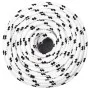 Cuerda para barco trenzada poliéster blanco 10 mmx25 m de vidaXL, Sogas y cuerdas metálicas - Ref: Foro24-152771, Precio: 17,...
