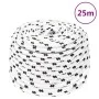Cuerda para barco trenzada poliéster blanco 10 mmx25 m de vidaXL, Sogas y cuerdas metálicas - Ref: Foro24-152771, Precio: 17,...