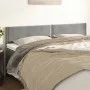 Headboards 2 units of light gray velvet 100x5x78/88 cm by vidaXL, Headboards and footboards - Ref: Foro24-345998, Price: 40,4...