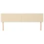 Headboards 2 units of cream-colored fabric 100x5x78/88 cm by vidaXL, Headboards and footboards - Ref: Foro24-345849, Price: 7...
