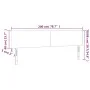 Headboards 2 units of cream-colored fabric 100x5x78/88 cm by vidaXL, Headboards and footboards - Ref: Foro24-345849, Price: 7...