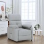Sillón reclinable de tela gris claro en Sillones | Comprar online en Foru.es