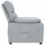 Sillón reclinable de tela gris claro en Sillones | Comprar online en Foru.es