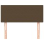 Cabecero de tela marrón oscuro 80x5x78/88 cm de vidaXL, Cabeceros y pies de cama - Ref: Foro24-345727, Precio: 33,77 €, Descu...