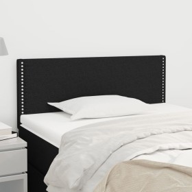Cabecero de tela negro 80x5x78/88 cm de vidaXL, Cabeceros y pies de cama - Ref: Foro24-345866, Precio: 22,95 €, Descuento: %